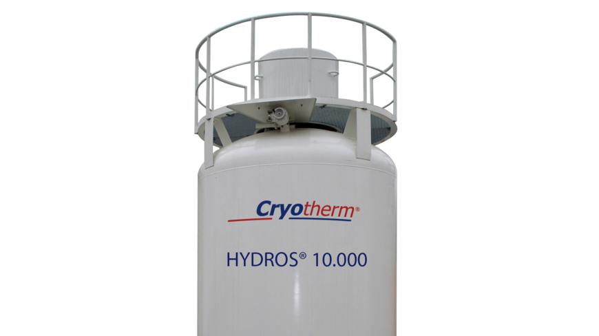 Hydros - Vakuum-superisolierte Behälter für Lagerung und Transport von tiefkaltem Wasserstoff